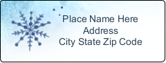 Custom Printed Holiday Address Labels - Return Address ...