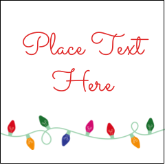 Custom Printed Square Holiday Labels - Christmas Gift Tags ...